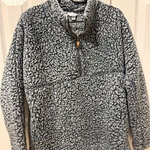 Black and Gray Fleece Jacket